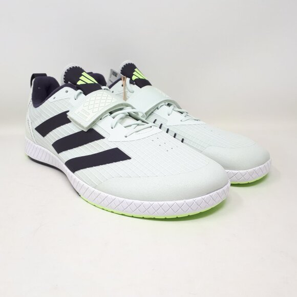 Adidas The Total Weightlifting Gym Workout Shoe Sneaker ID0353 Jade Mens 11.5 US - Picture 4 of 11